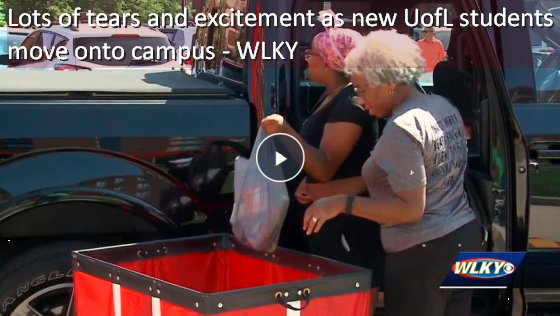 Lots of tears and excitement as new U of L students move onto campus - WLKY.