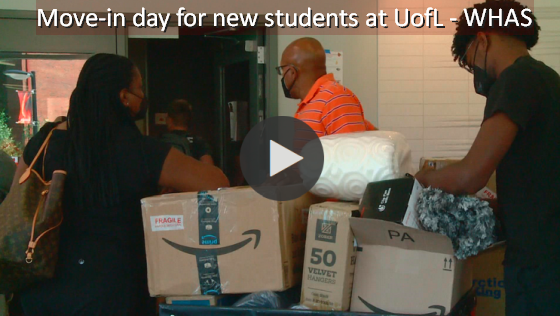 move-in day for new students at U of L - WHAS.