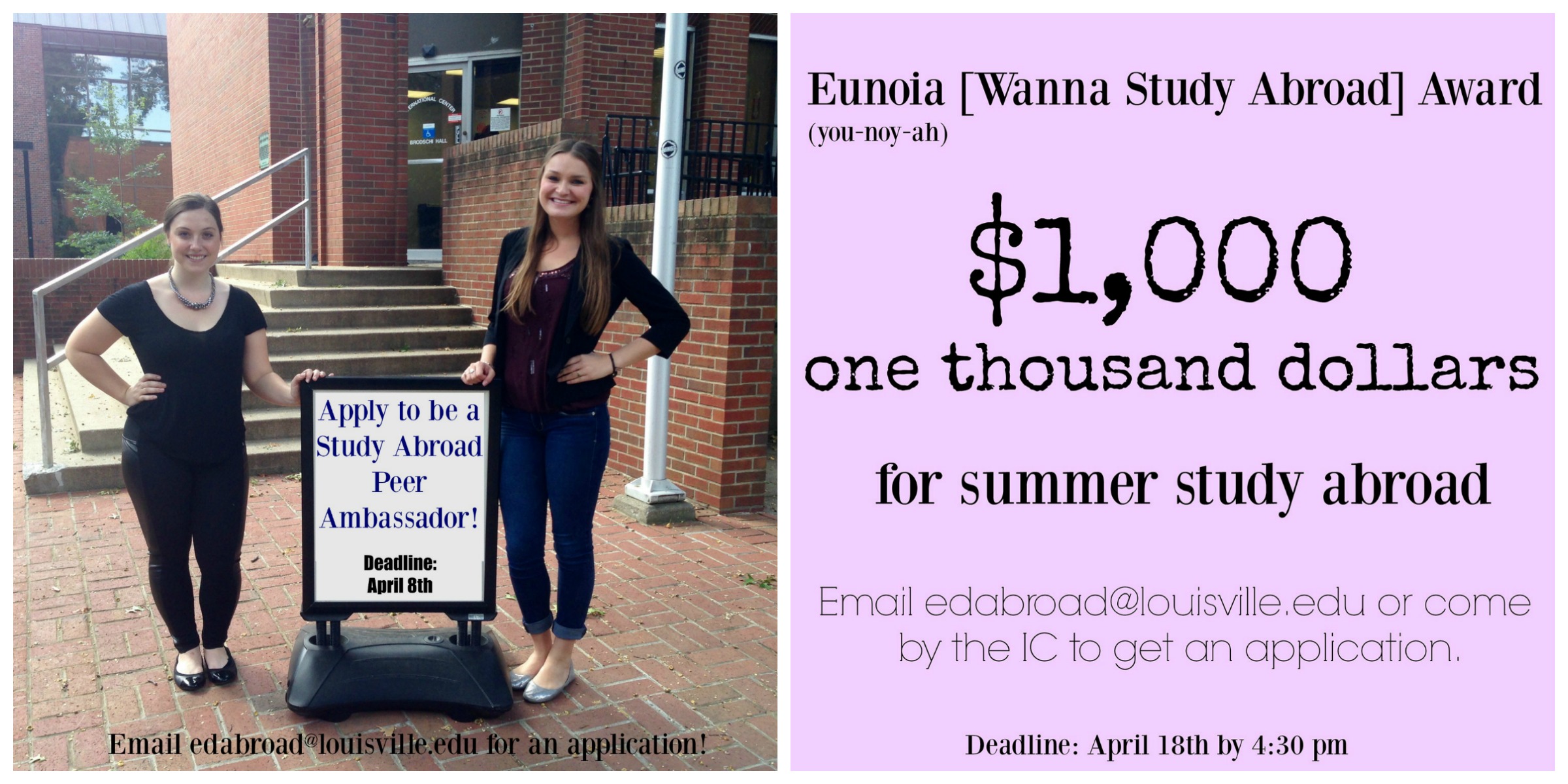 Eunoia Scholarship and Peer Ambassador 