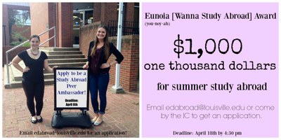 Eunoia Scholarship and Peer Ambassador 