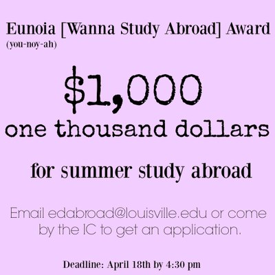 Eunoia Scholarship 