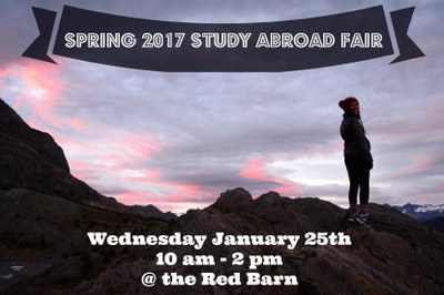 Spring 2017 Study Abroad Fair 