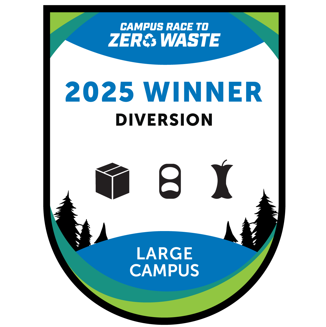 2025 CR2ZW Winner Badge - Diversion Large Campus