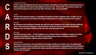 2025 Draft UofL Values Statement 2025 Draft UofL Values Statement