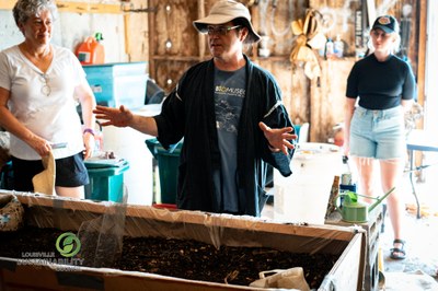 Brian Barnes in Worm Room