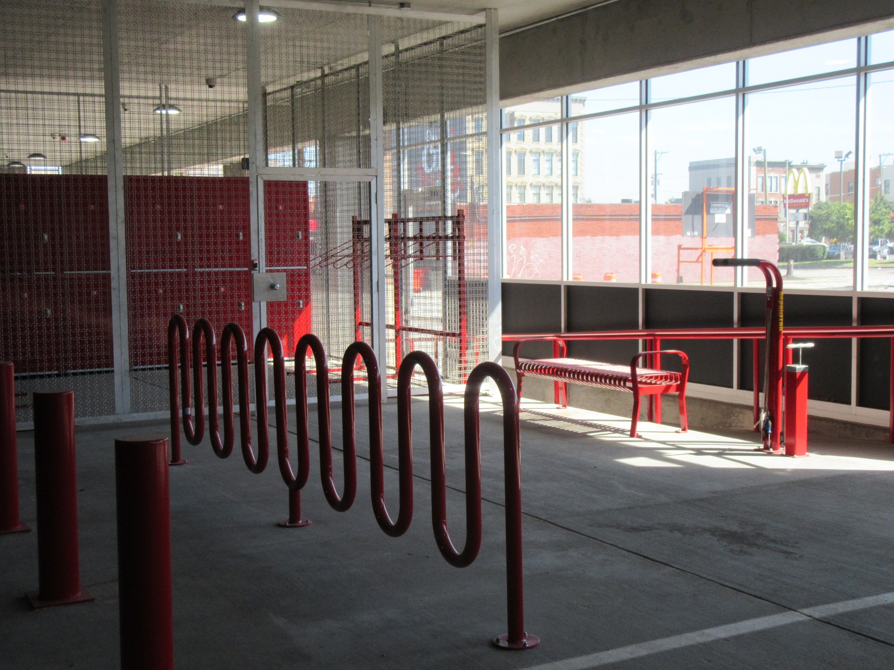 Bike Facilities at J.D. Nichols Campus Garage