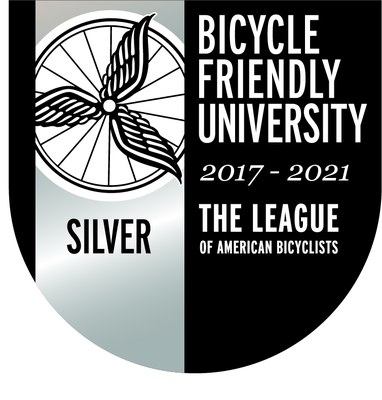 Bike Friendly University Silver Seal 2017-2021