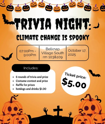 Climate Change is Spooky Trivia Night 2025