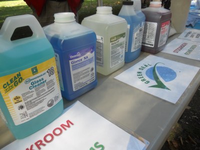 Green Seal Certified cleaning supplies at CSD