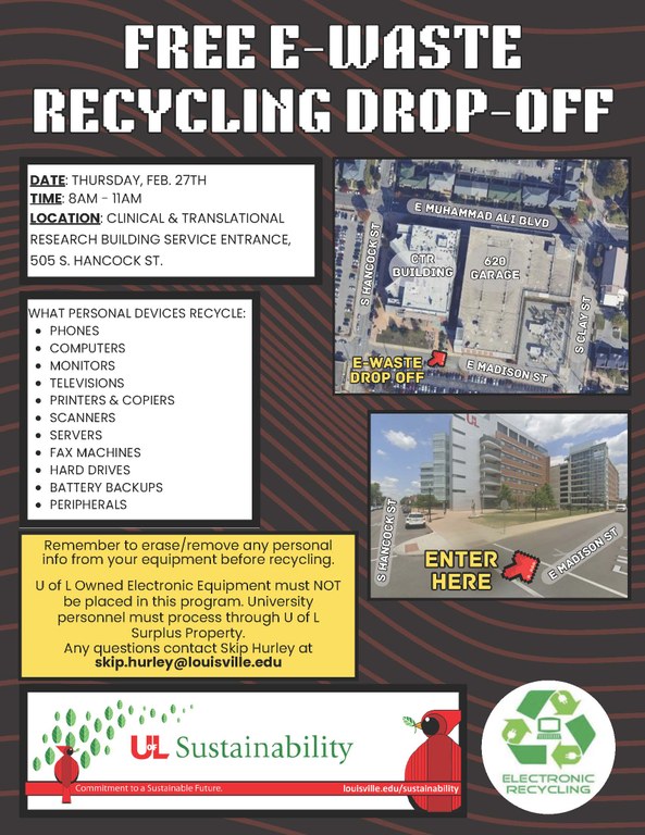 E-Waste Drop-Off Flier 2025