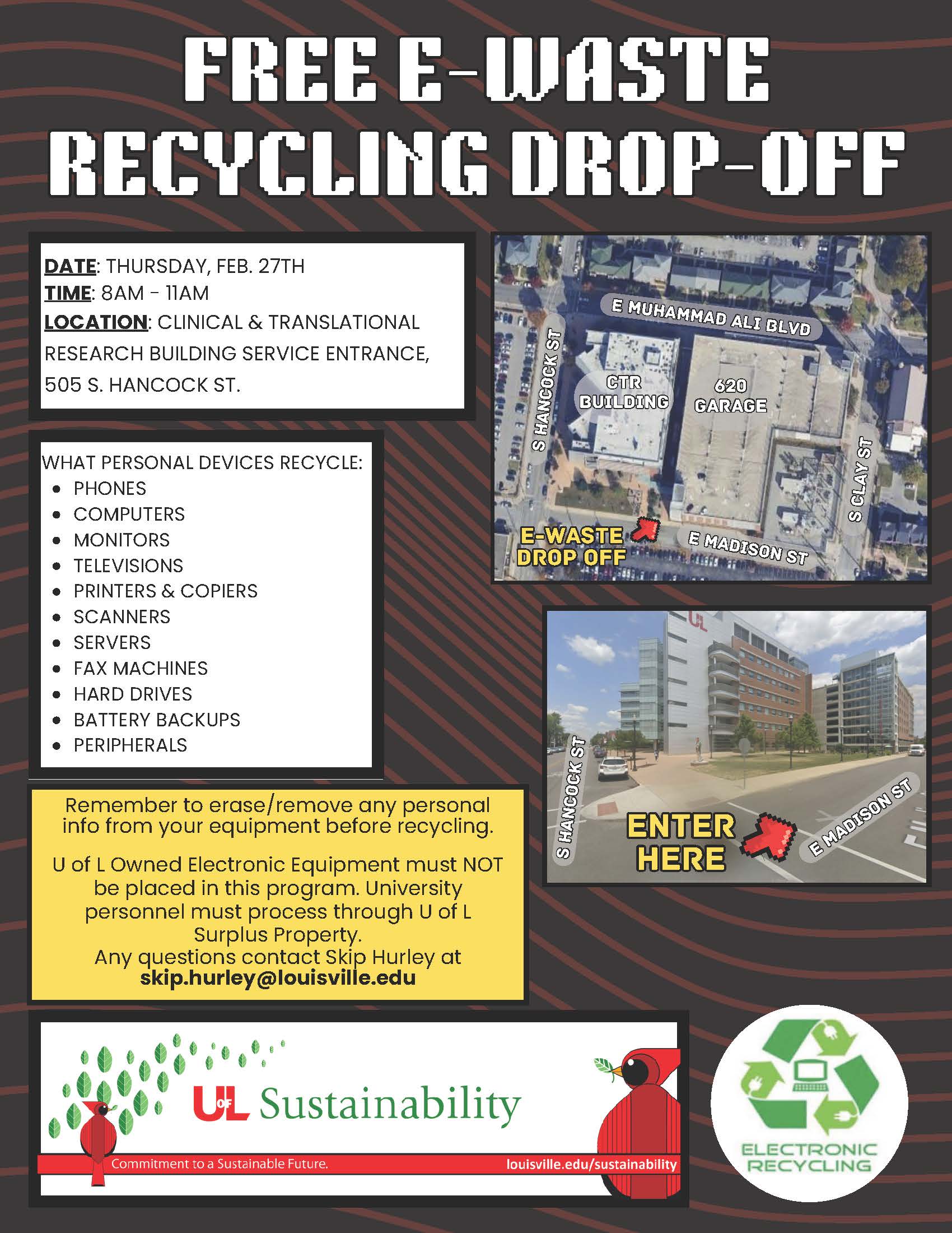 E-Waste Drop-Off Flier 2025