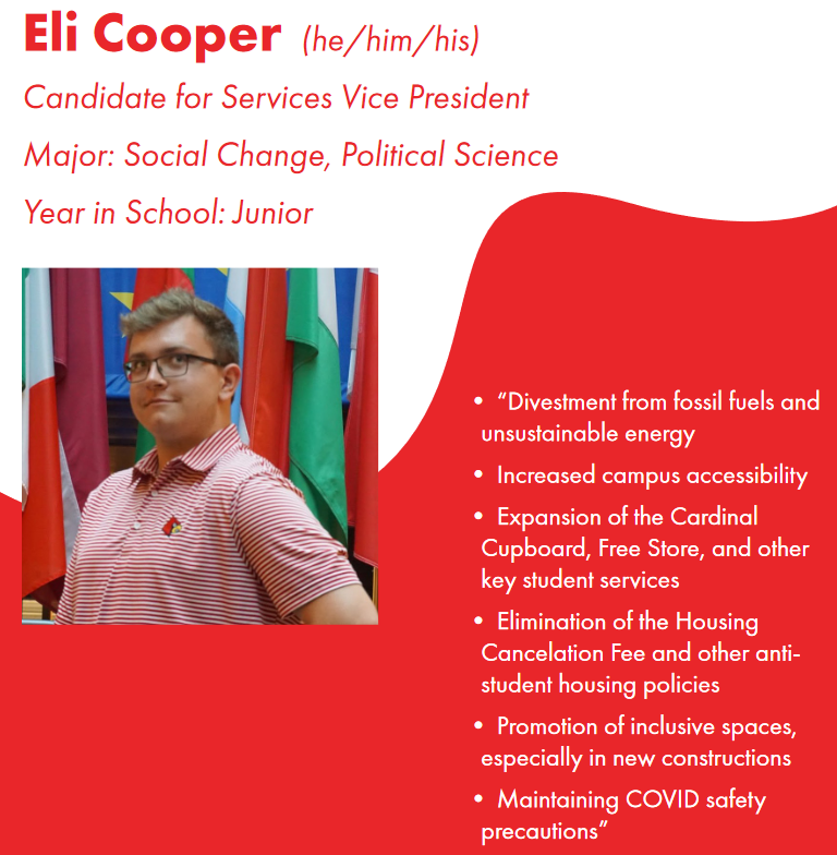 Eli Cooper, 2021-22 SGA SVP