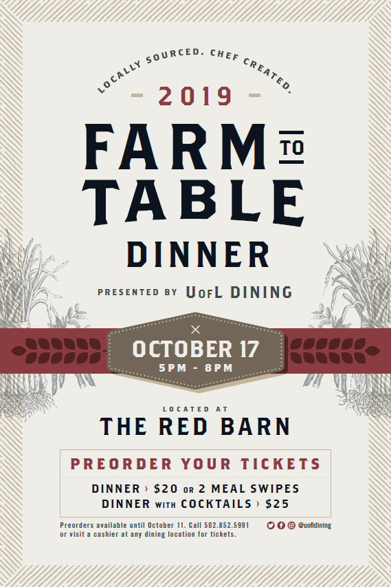 Farm To Table Dinner 2019