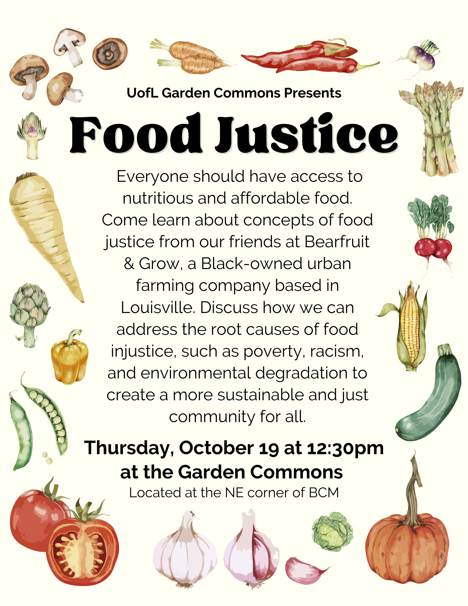 Food Justice Workshop 10-19-23