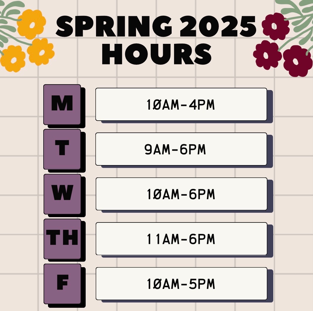 Free Store Hours (Spring 25)