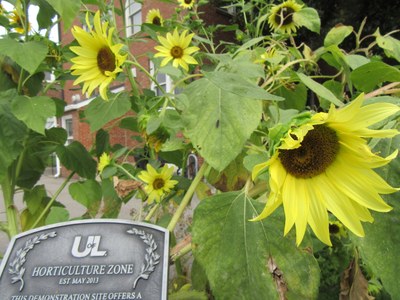UPA Horticulture Zone plaque