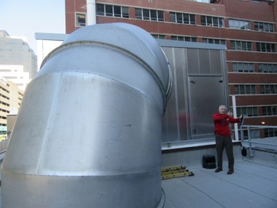 New Air Handling Unit at Research Resources Building