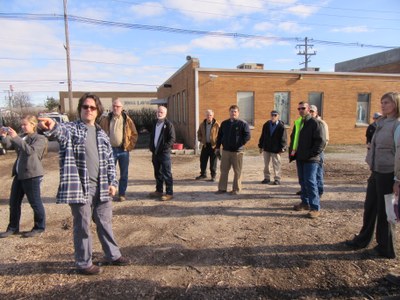 WKU Delegation Tours UofL Composting