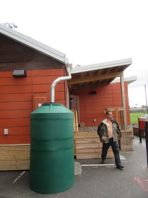 Phoenix House Rain Barrel