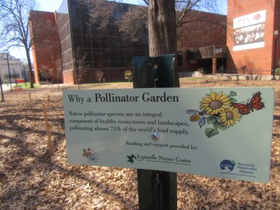 Pollinator Garden sign