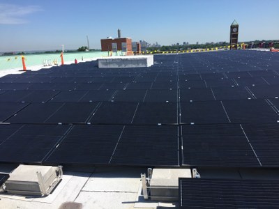 Belknap Academic Building's 321 solar panels (89 kW)