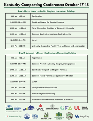 KY Composting Conference Agenda Oct 2024