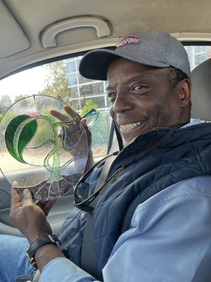 Keith McKenzie with his Award Keith McKenzie with his Award