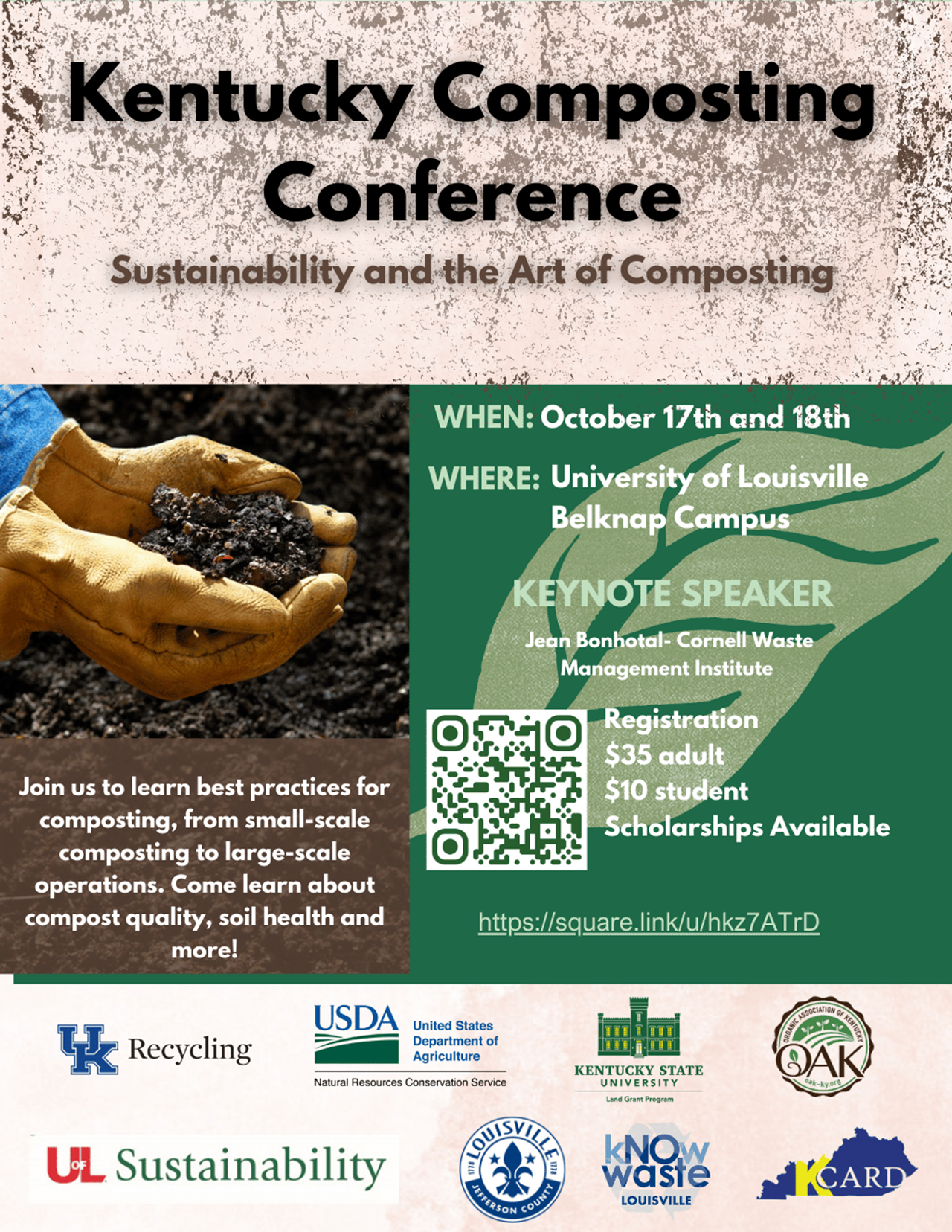 Kentucky Composting Conference Oct 17-18 2024