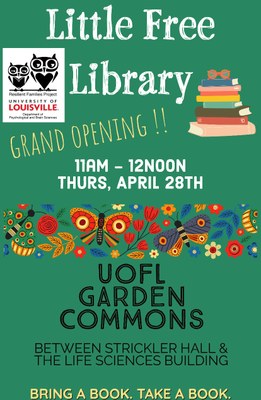 Little Free Library Grand Opening 4-28-22