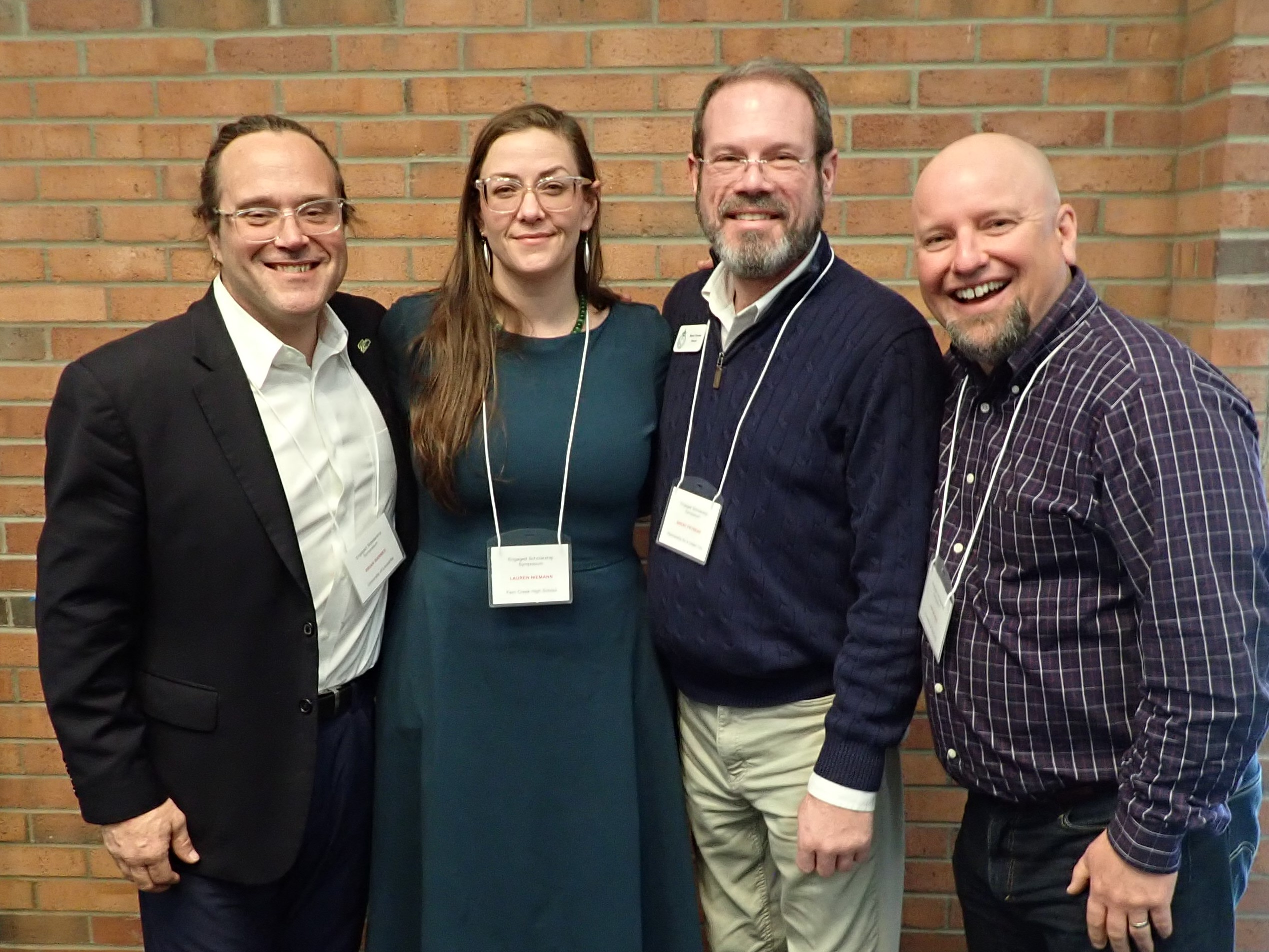 Lauren Niemann with Brian Barnes, Brent Fryrear, Justin Mog