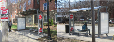 New TARC Shelters on 4th Street 2018 New TARC Shelters on 4th Street 2018