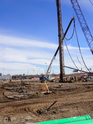Drilling Geothermal Wells at New Engineering Building