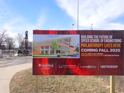 New Engineering Building Sign