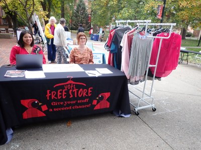 Free Store at Campus Sustainability Day Fair