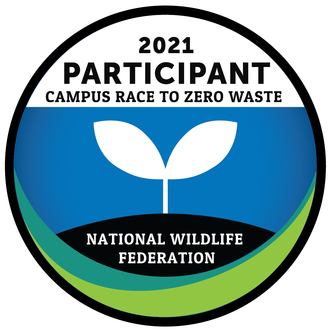 Participant Badge - 2021 Campus Race To Zero Waste