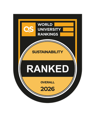 QS Sustainability Rankings - 2026 - Badge QS Sustainability Rankings - 2026 - Badge