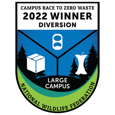 Campus Race To Zero Waste 1st Place Badge 2022