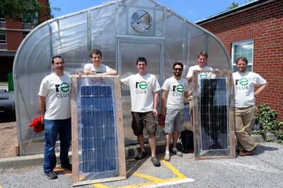 RE3 Club installs solar at Garden Commons