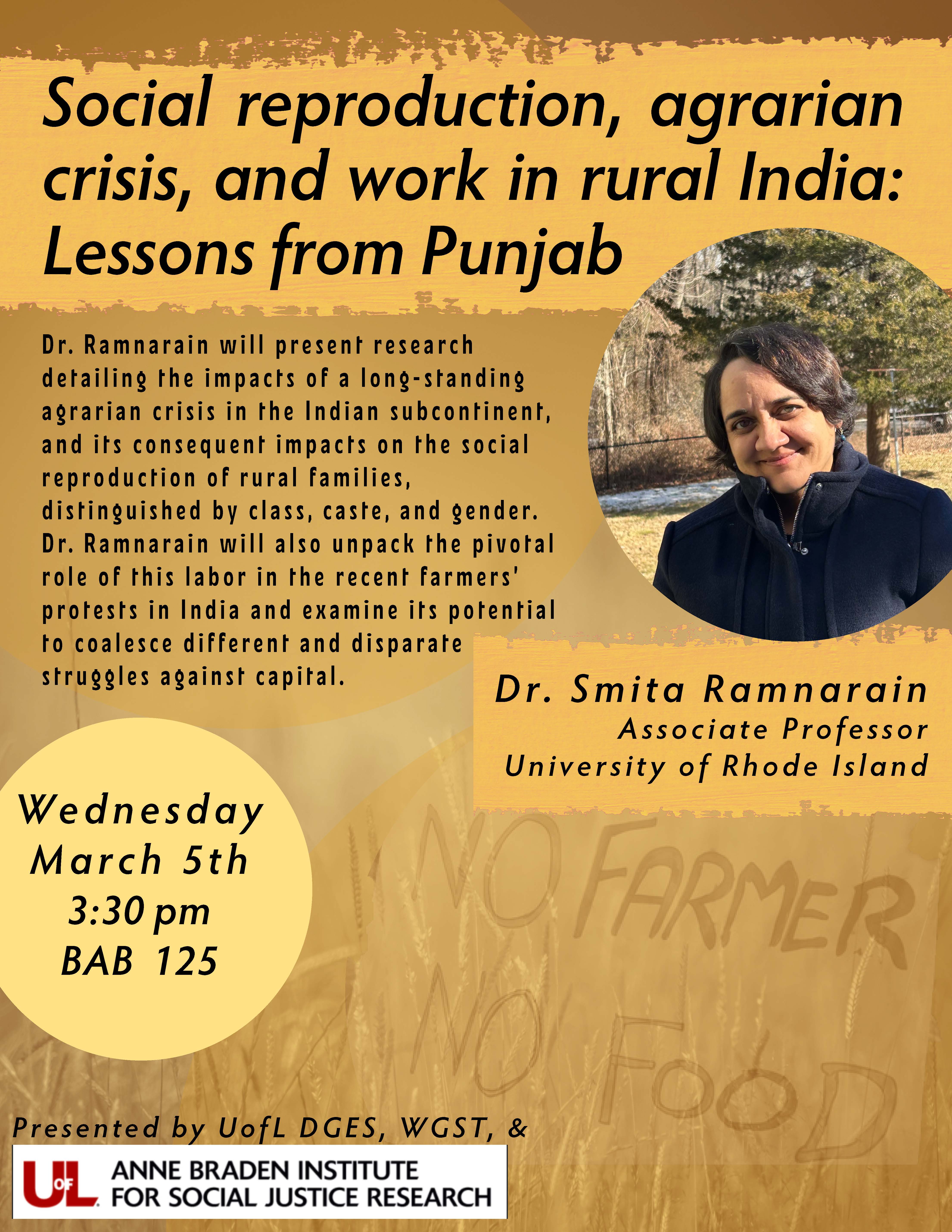 Ramnarain Seminar March 2025