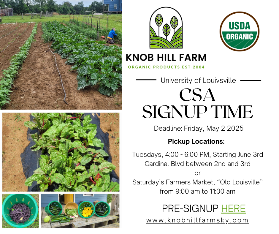 UofL CSA 2025 Signup Flyer