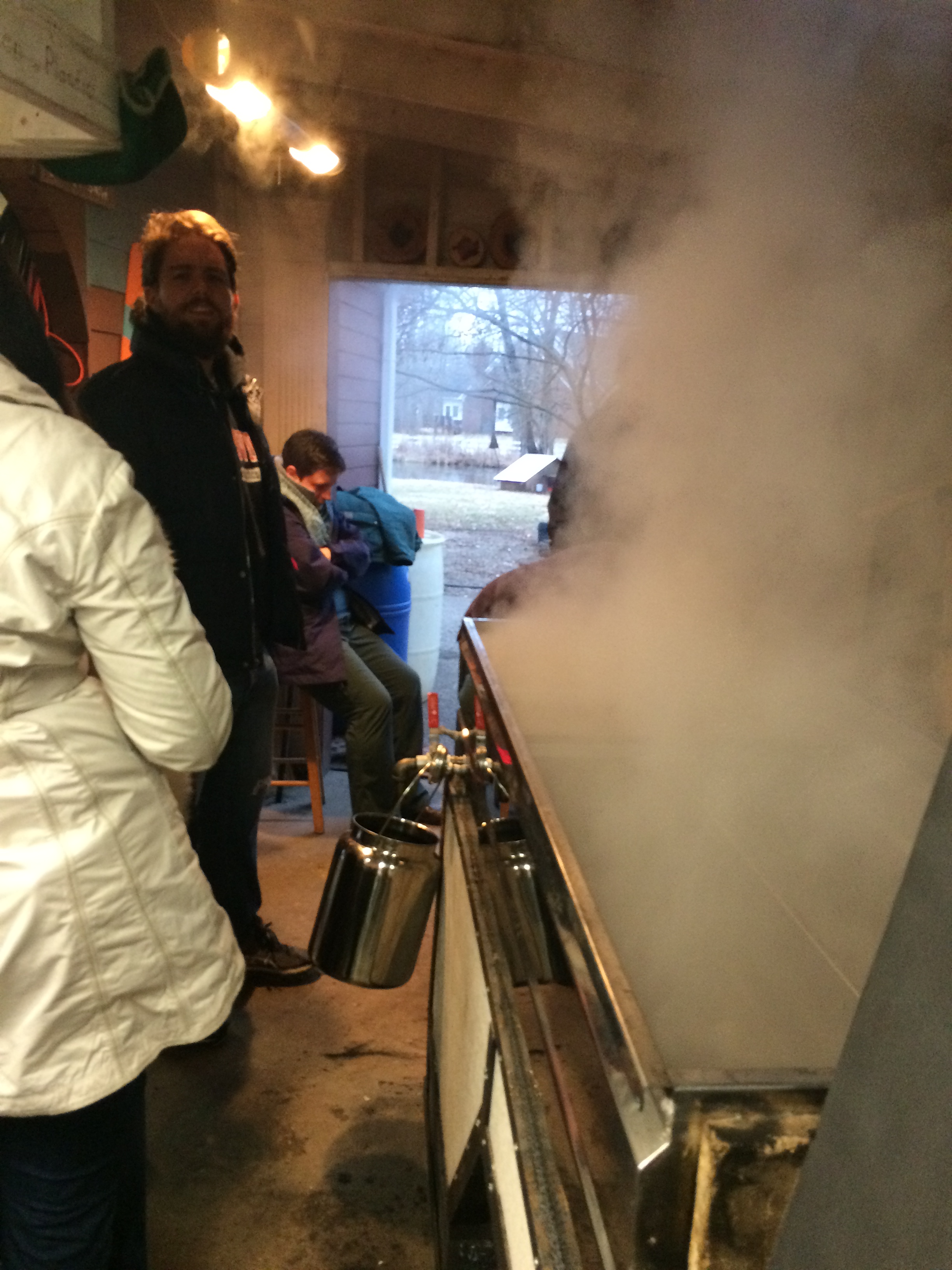 Maple Syrup Sap Boil 2018