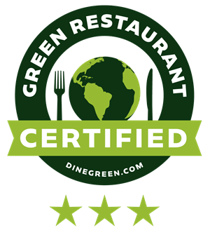 Green Restaurant Certified Logo 3 Stars