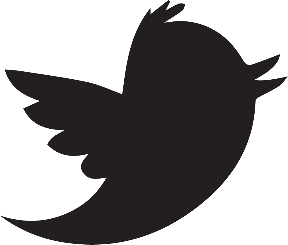 twitter bird black background