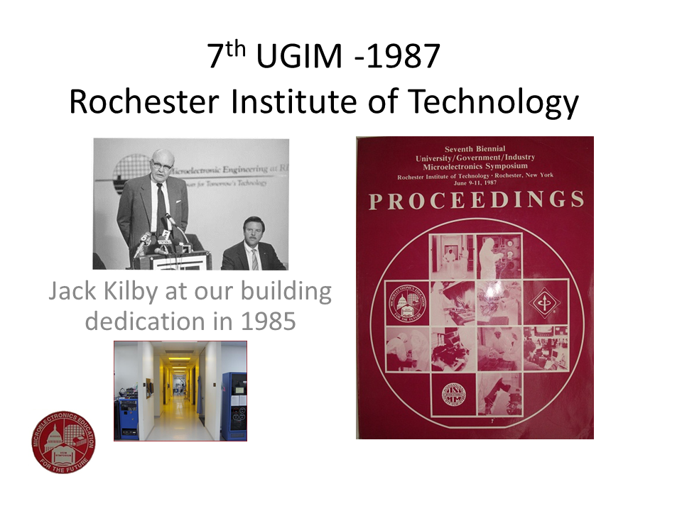 7th UGIM 1987. Rochester Institute of Technology.