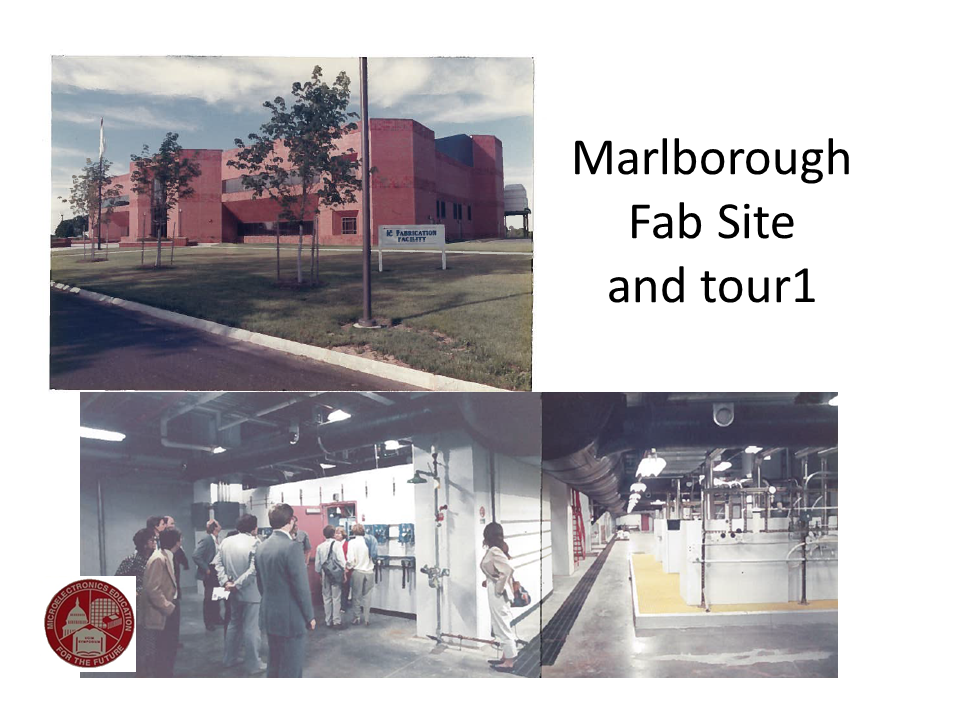 Images of the Marlborough fabrication building.
