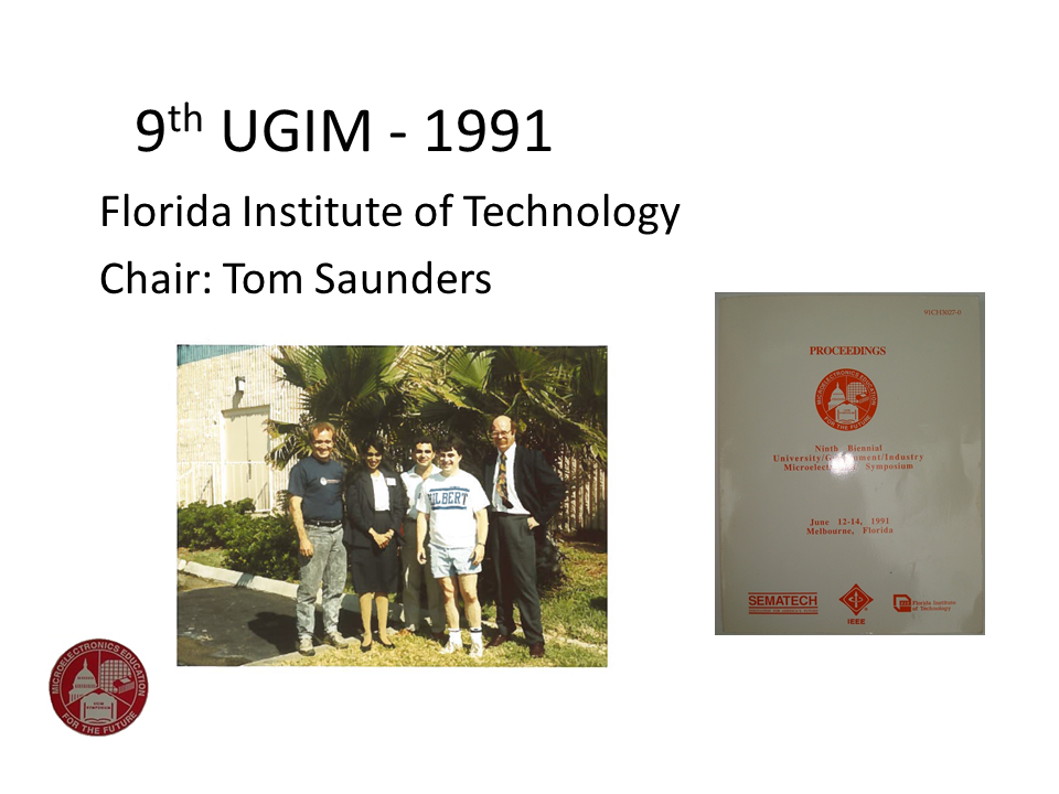 9th UGIM 1991. Florida Institute of Technology.