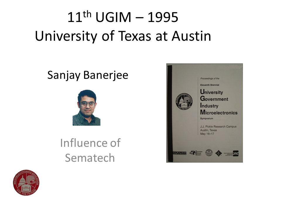 11th UGIM 1995. University of Texas - Austin.