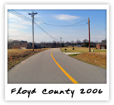 street in Floyd County