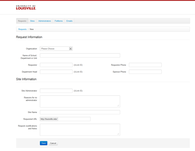 Request Form