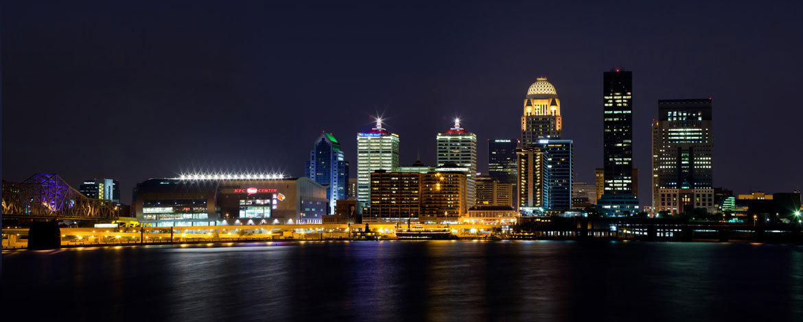Louisville Skyline Panorama by Louisville Images (from Flickr). 